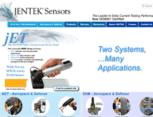 Tablet Screenshot of jenteksensors.com